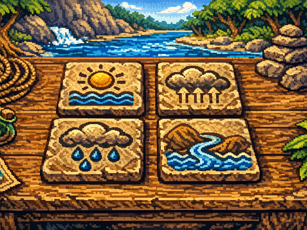 Ordena las cuatro fases del ciclo